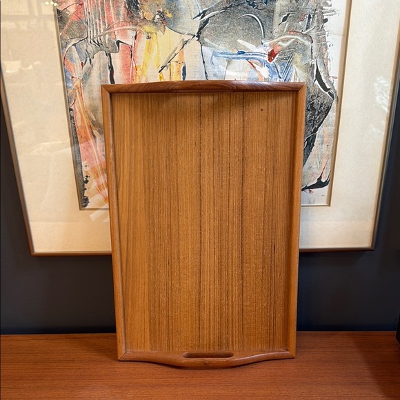 Brown vintage teak wood Vanity Tray for Bath with Elegant Design multipurpose - Picture 9 of 9